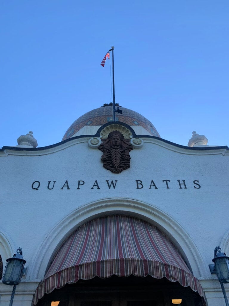 Quapaw bathhouse in Hot Springs National Park 