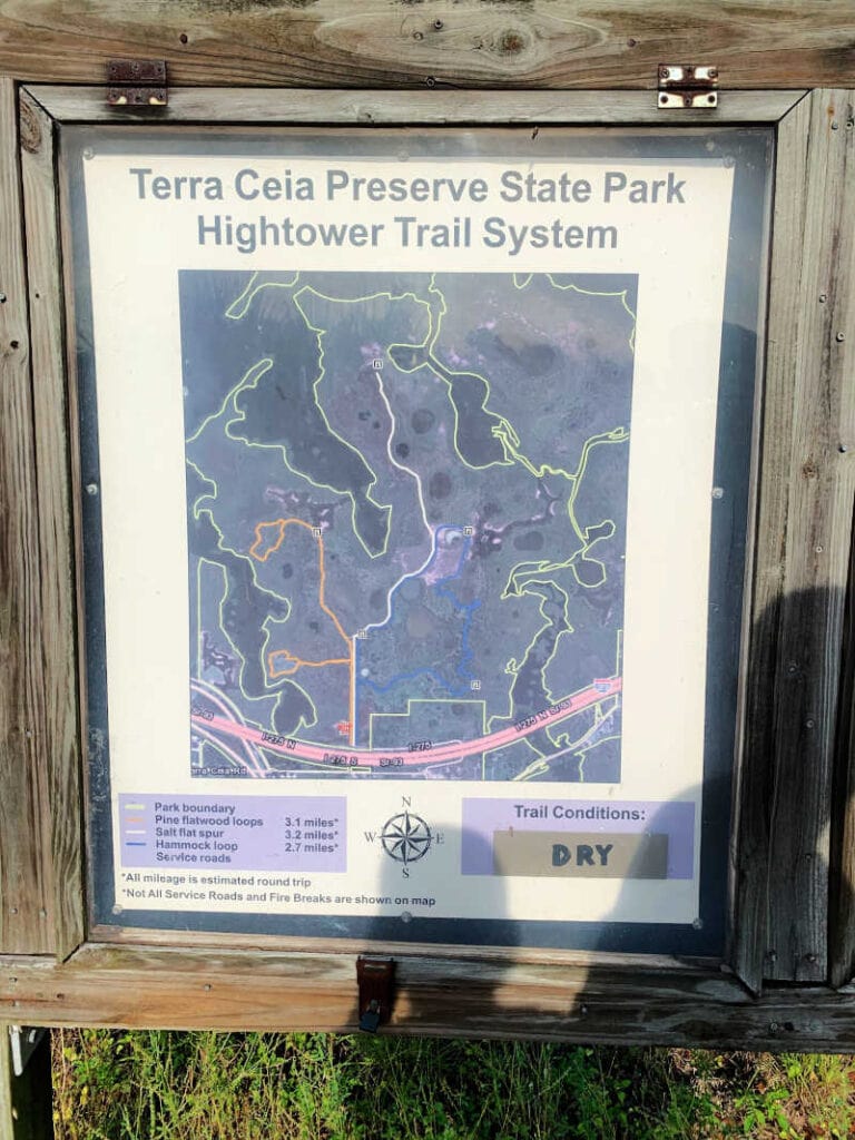 Terra Ceia Preserve State Park Trail Map