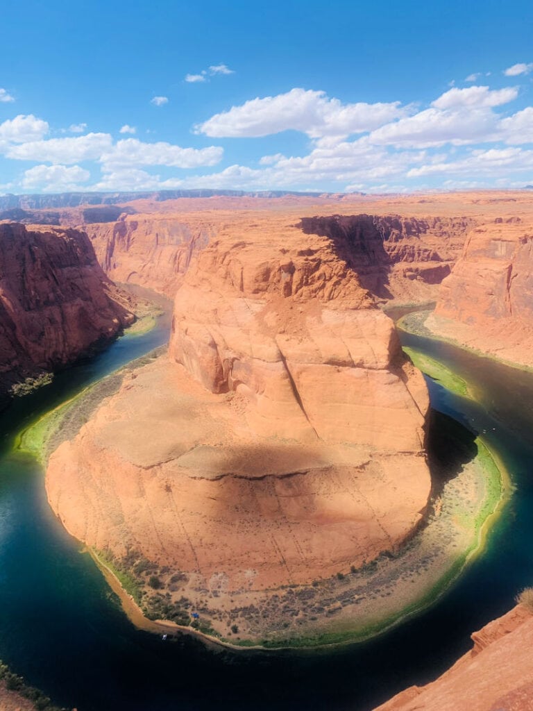 VIew of Colorado River at horseshoe bend