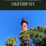 Pinterest pin for East Coast Florida Lighthouses