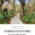 Pinterest pin for Florida State Parks near Orlando