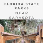 Pinterest pin for Florida State Parks near Sarasota.